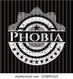Phobia silvery emblem