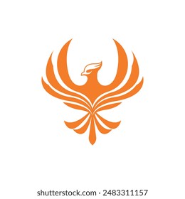 phoenix abstract logo modern style