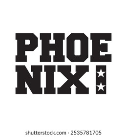 design de modelo de t-shirt da phoenix american 