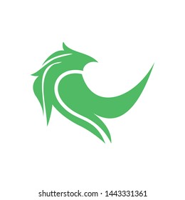 a phoenix animal  logo template