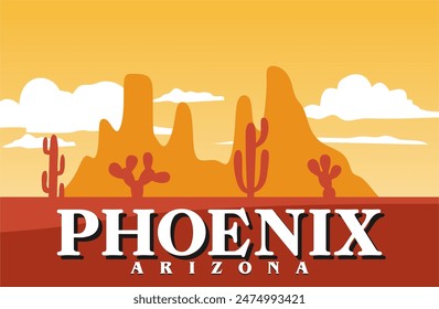 Phoenix Arizona mit schöner Aussicht