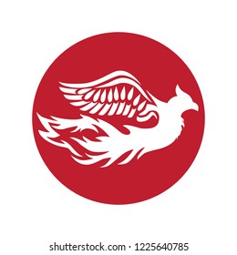 Phoenix Bird, Abstract Logo Icon