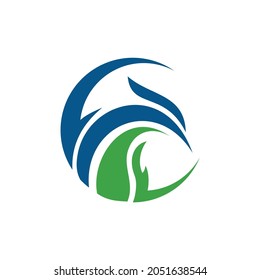 diseño del logotipo del concepto de ave foenix
