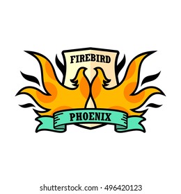 Phoenix bird, bird of flame
