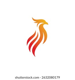 phoenix bird graphic vector icon concept