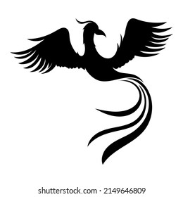 Phoenix bird icon design template ilustration vector