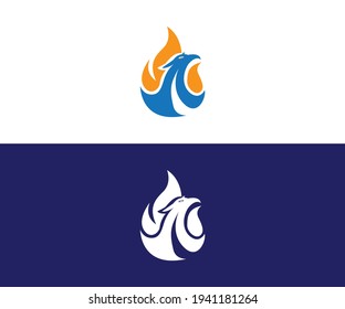 diseño del logotipo de ave foenix
