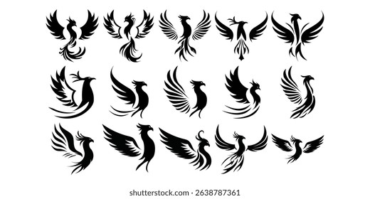 Phoenix Bird Logo Design Collection