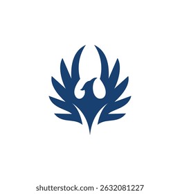 phoenix bird logo design graphic vector template