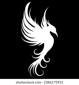 vector de diseño del logotipo de ave foenix