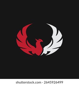 Phoenix bird logo. Illustration phoenix bird logo