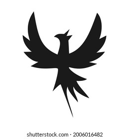 Phoenix-Vogel-Logo, Vektordesign-Vorlage