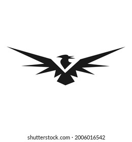 phoenix bird logo vector design template