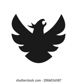 phoenix bird logo vector design template