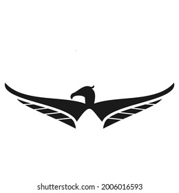 phoenix bird logo vector design template