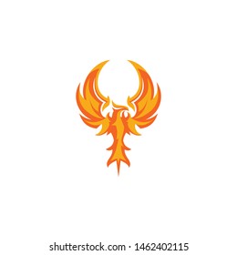 phoenix bird logo vector icon