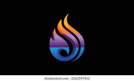 Phoenix Bird Oil Industry Logo Design