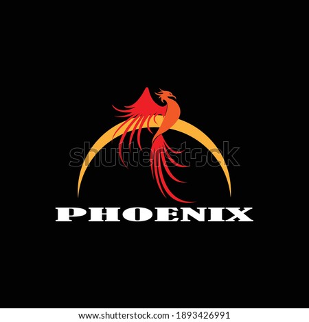 Phoenix Bird Template Logo Illustration
