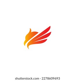 phoenix bird vector design for icon,symbol or logo. phoenix template logo
