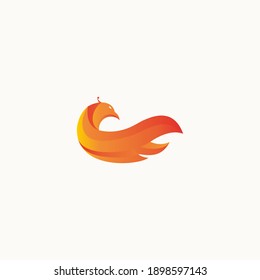 phoenix bird vector illustration for icons, symbols or logo.phoenix logo template