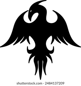 Phoenix Bird with Wings tattoo