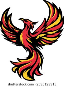 Phoenix Birds Illustrative Design Logo