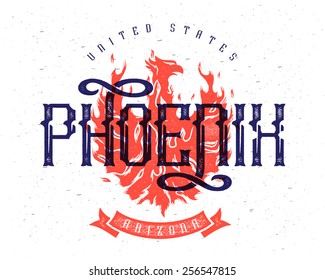 Phoenix city print