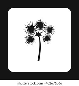 Phoenix - Date Palm icon in simple style isolated on white background vector illustration