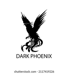 phoenix design animal logo vector