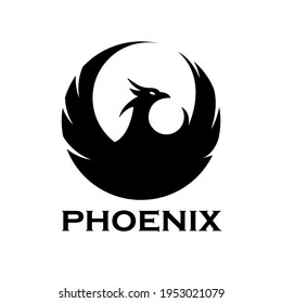 phoenix design logo vector. phoenix animal vector