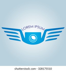 Phoenix drone logo blue