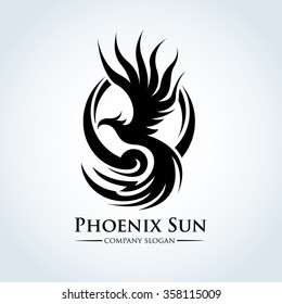 Phoenix Eagle Logo Template