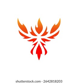 imagem do design do logotipo do emblema da phoenix para empresas
