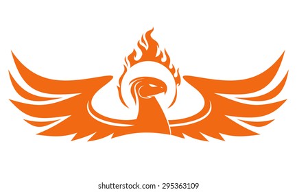 Phoenix emblem vector