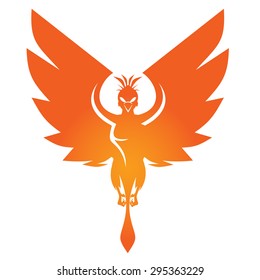 Phoenix emblem vector