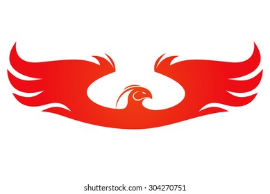 Phoenix emblem vector