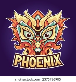 Phoenix Esport Logo - Professional Gaming Team Emblem for Success