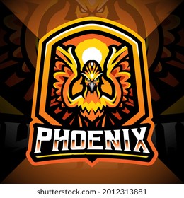 Phoenix esport mascot logo design