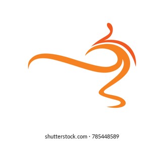 Phoenix facing backward