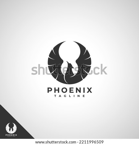 Phoenix - Fire Bird Logo Template