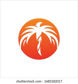 Phoenix fire Cool Logo Template