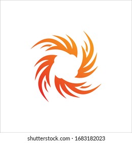 Phoenix fire Cool Logo Template