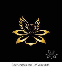 The phoenix flower icon typically symbolizes rebirth, renewal, and transformation. It often features a stylized representation of a phoenix