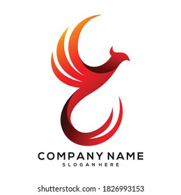 phoenix fly vector logo, phoenix logo