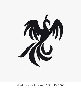 Phoenix Eagle Logo Template Stock Vector (Royalty Free) 358114997
