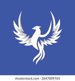 A Phoenix voando Logotipo arte