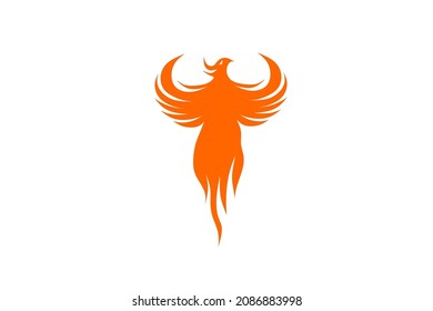 phoenix full of true power of technology vector illustration