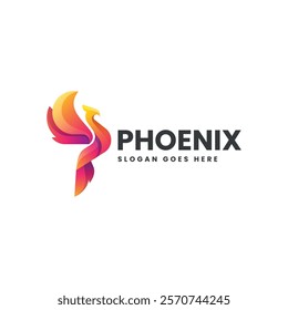 Phoenix Gradient Colorful Logo Template