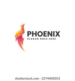 Phoenix Gradient Colorful Logo Template