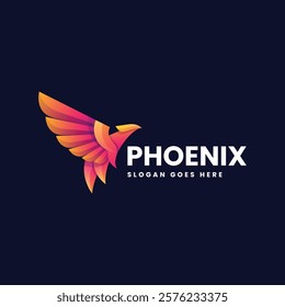 Phoenix Gradient Colorful Logo Template